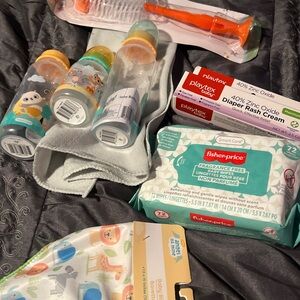 Fisher-Price Baby Essentials Set with Colorful Bottles